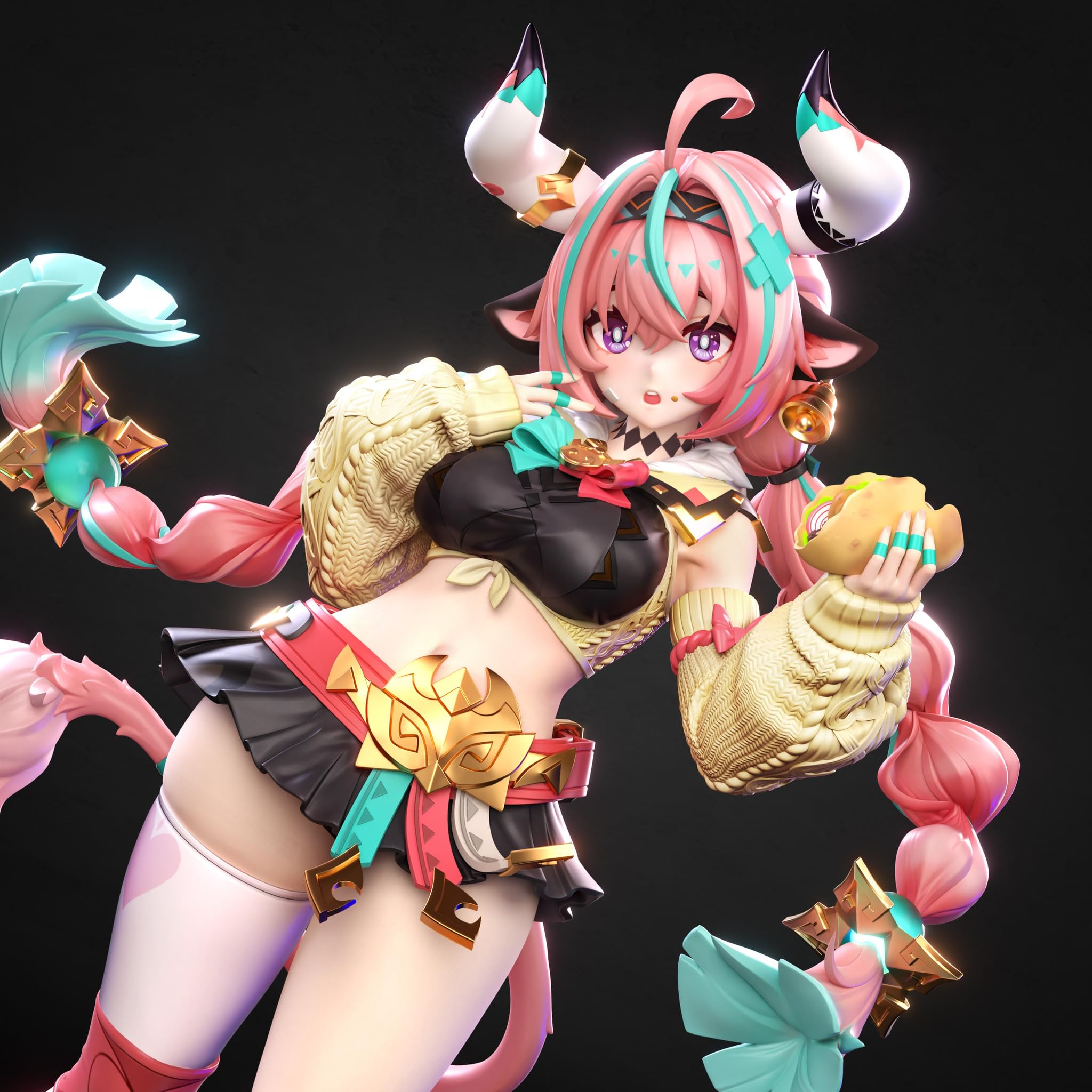 原神 ウィッツトラン マーヴィカ 1/6スケール 塗装済み完成品フィギュア 原神 ウィッツトラン マーヴィカ 夜を焼き尽くす炎 Ver. 1/6